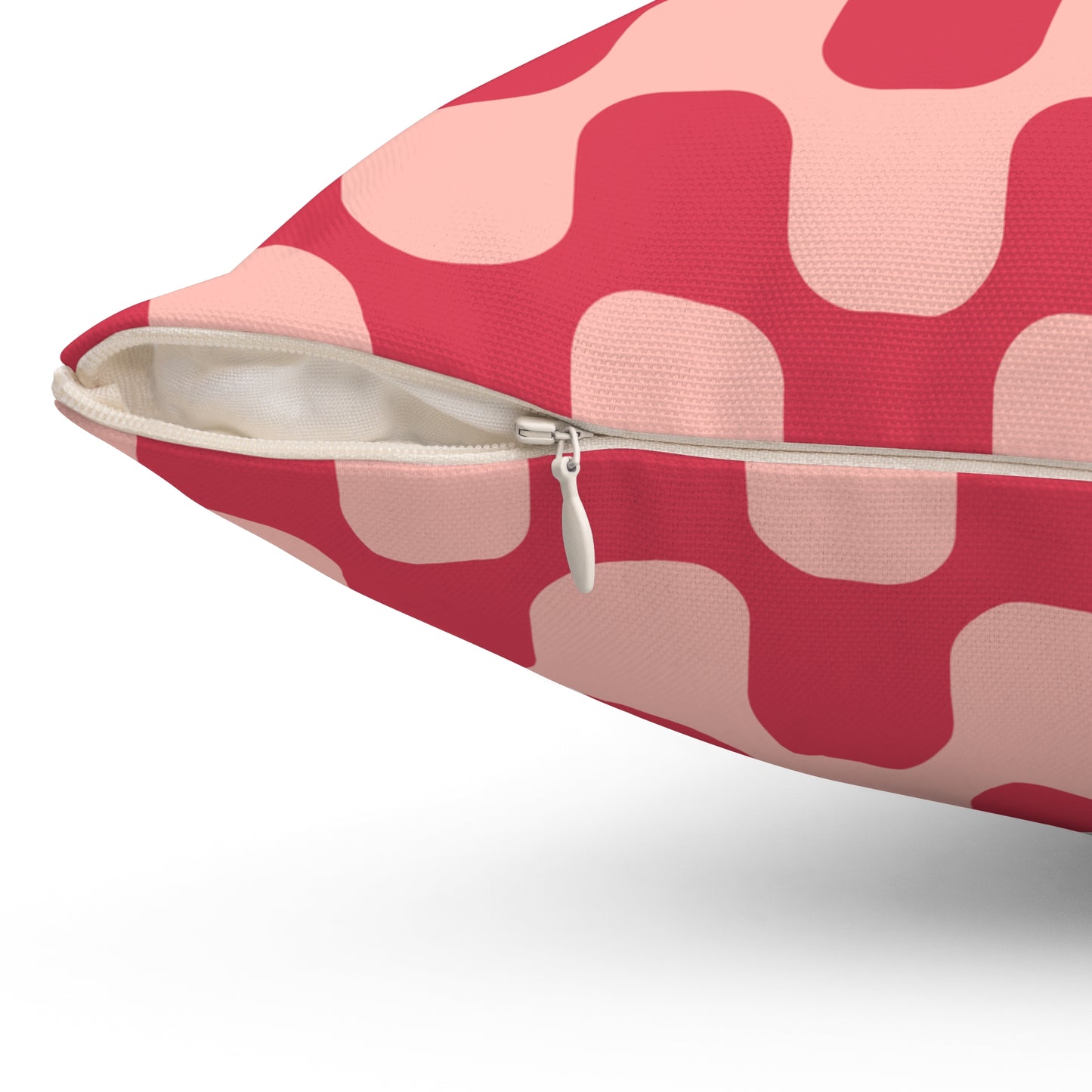 Retro Groovy Aesthetic Square Pillow