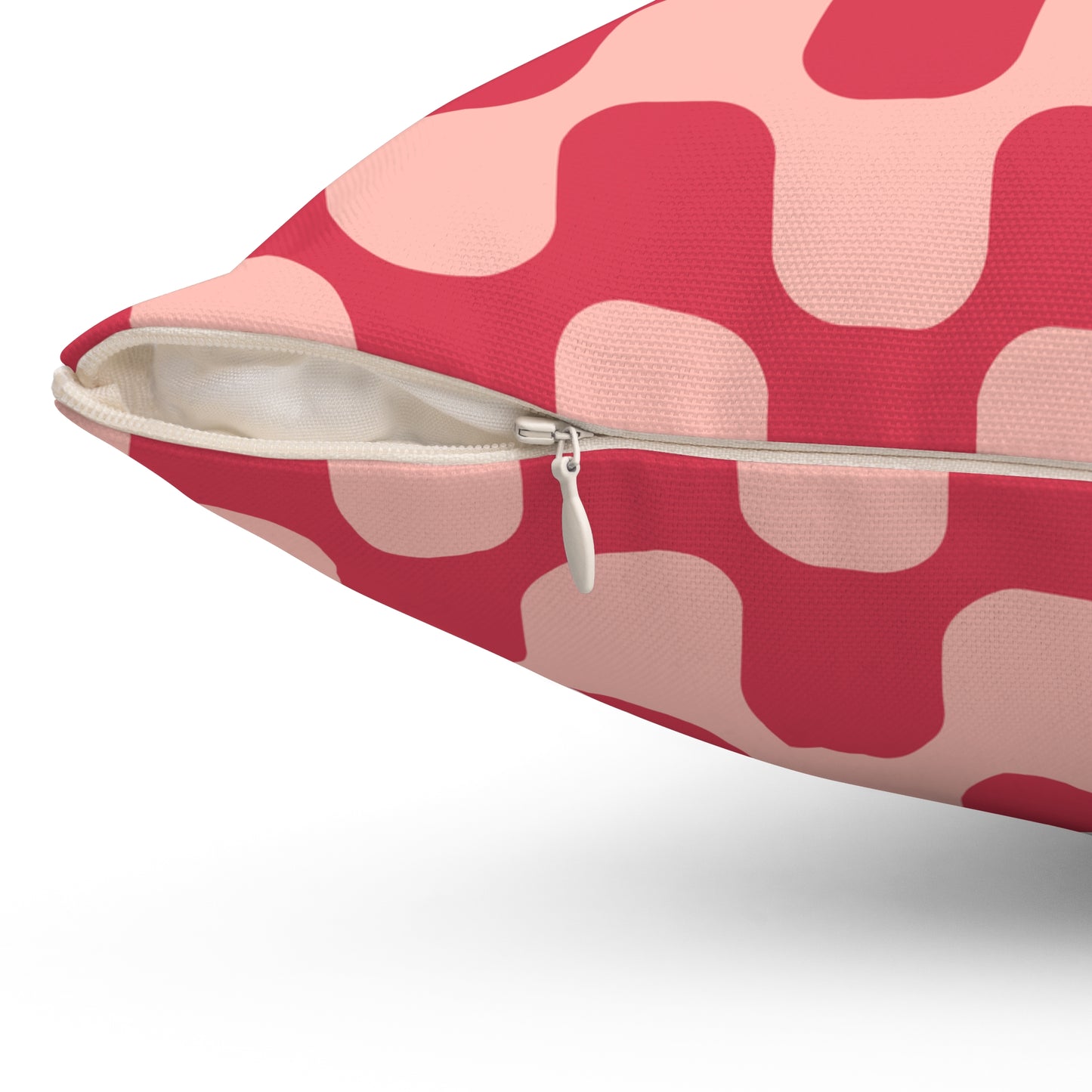 Retro Groovy Aesthetic Square Pillow