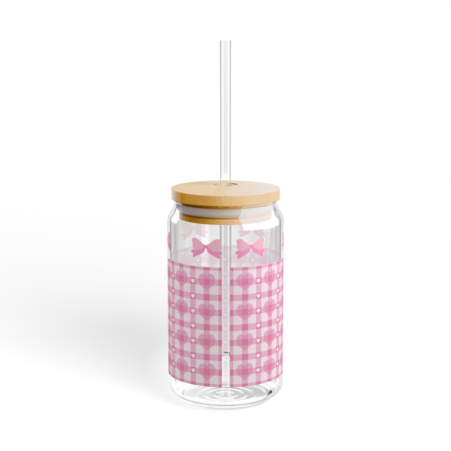 Coquette bow aesthetic Sipper Glass