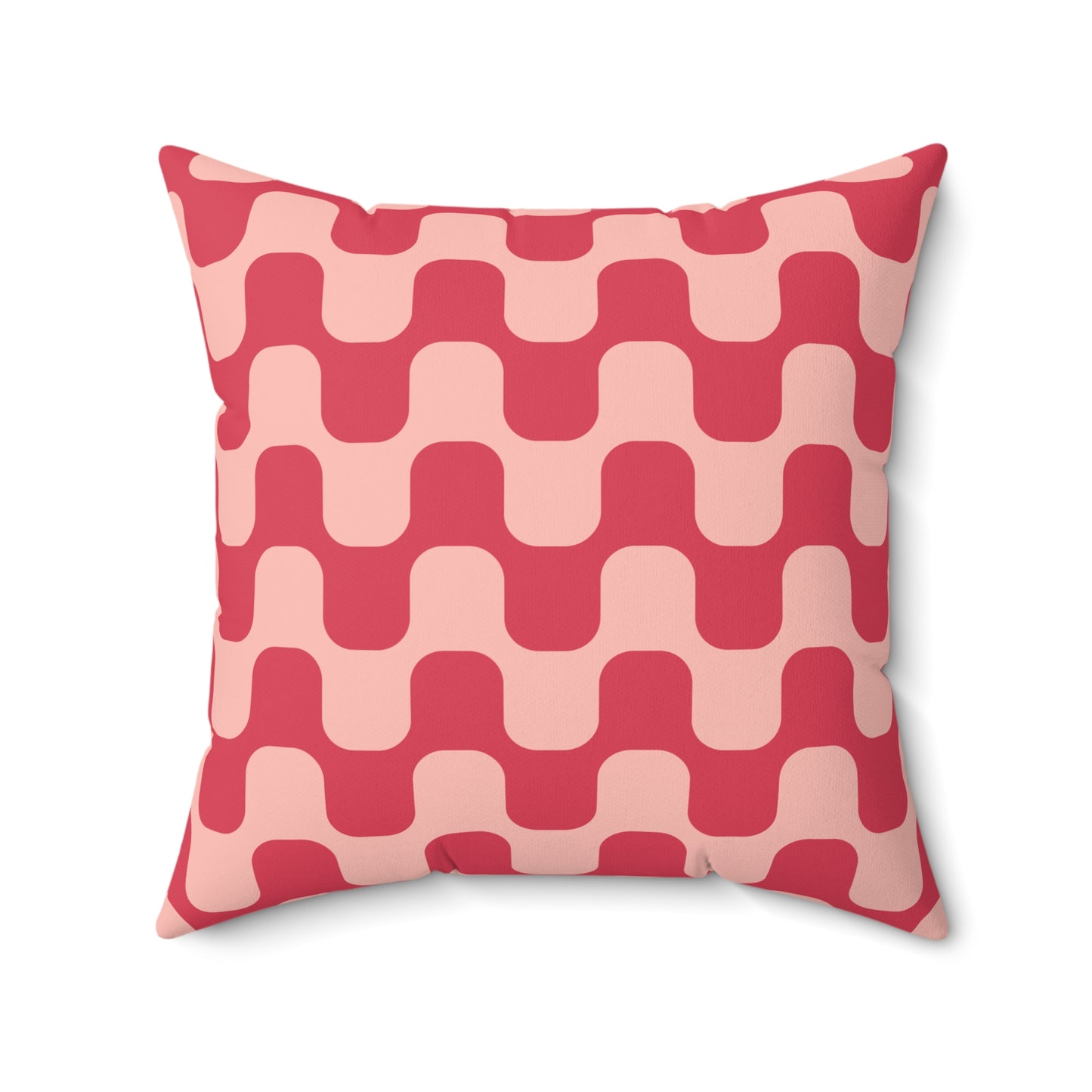 Retro Groovy Aesthetic Square Pillow
