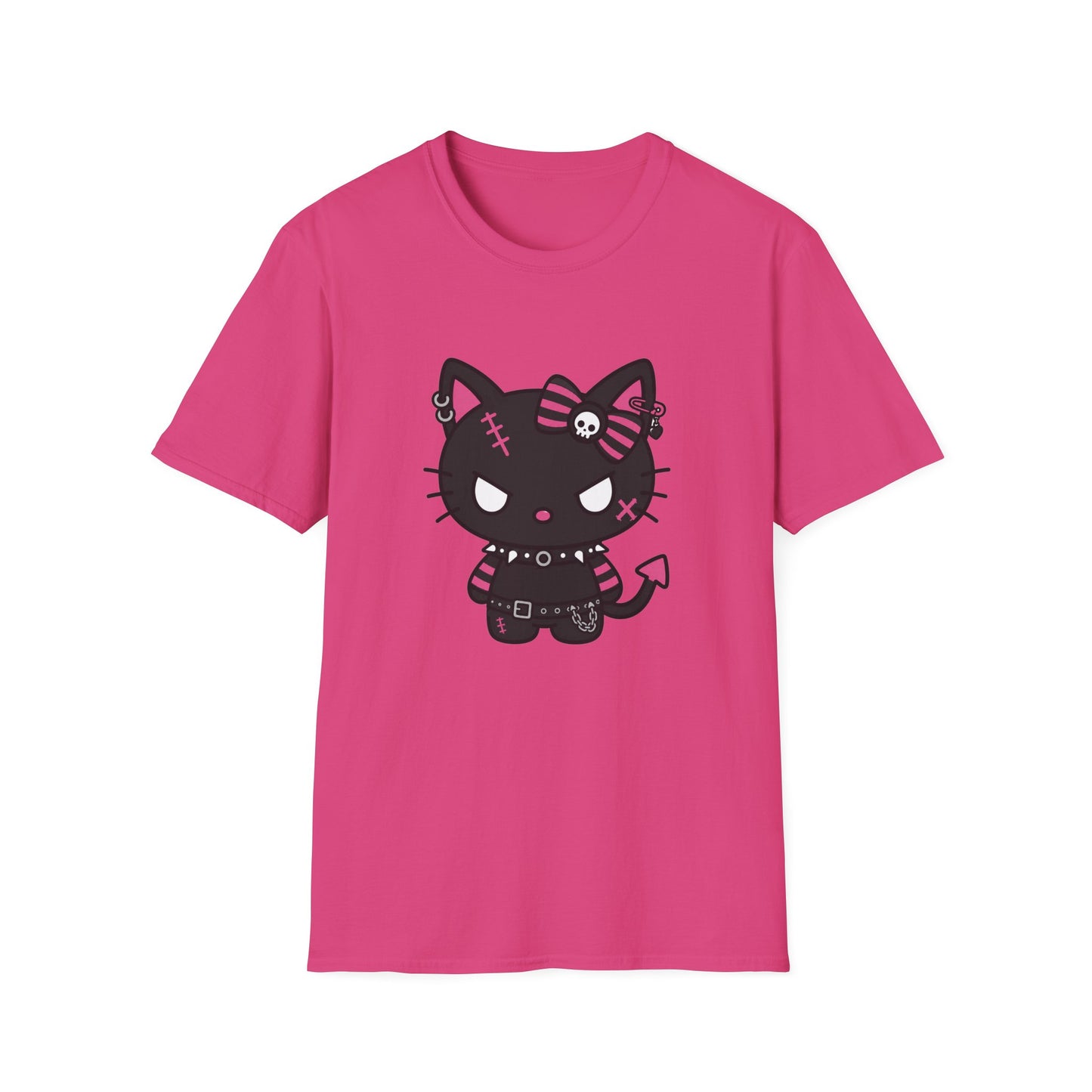 Devil Kitty Scene Kids Cotton Unisex Tee (XS–5XL)
