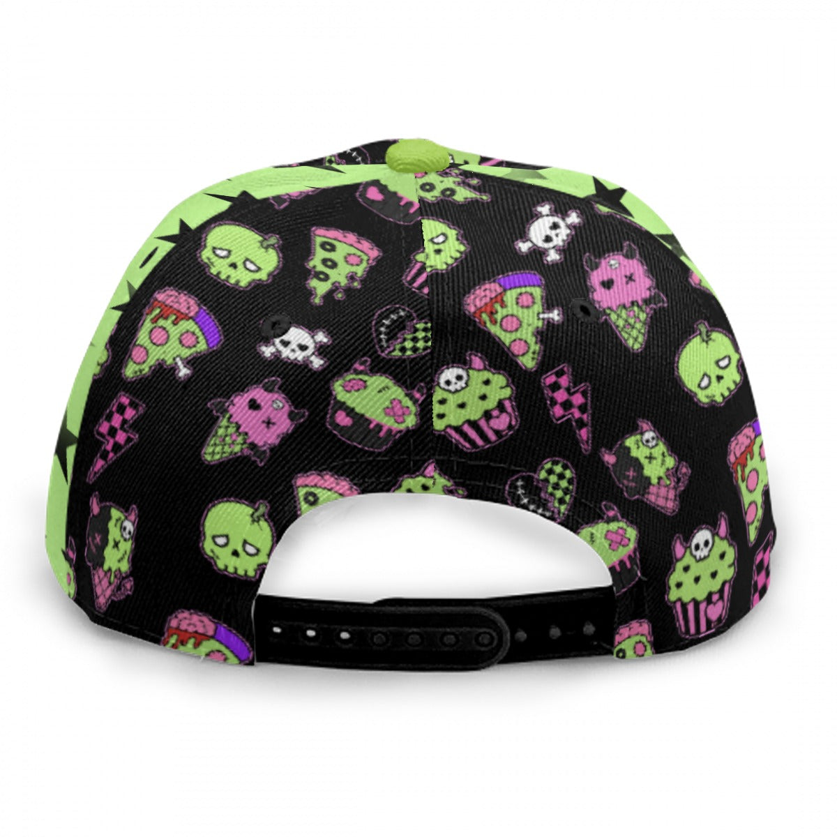 Baseball Cap With Flat Brim