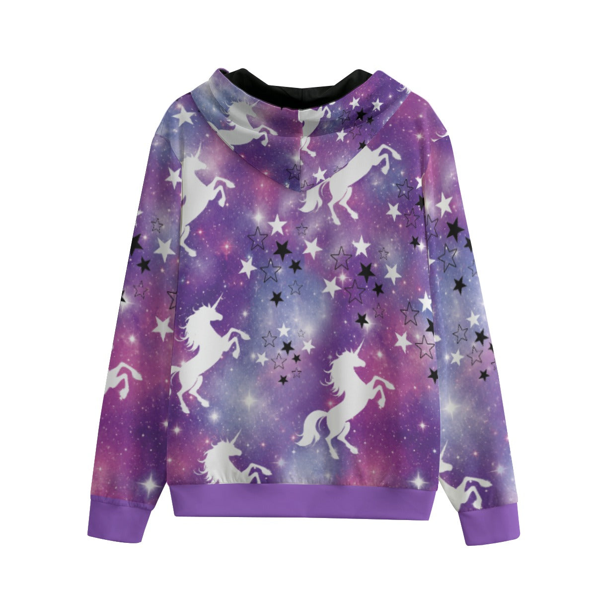 Sheppy Galaxy Unicorn Zip-Up Hoodie