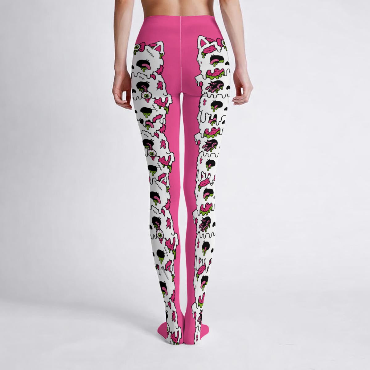 Zombie Kitty Melt Women's High-Stretch Tights