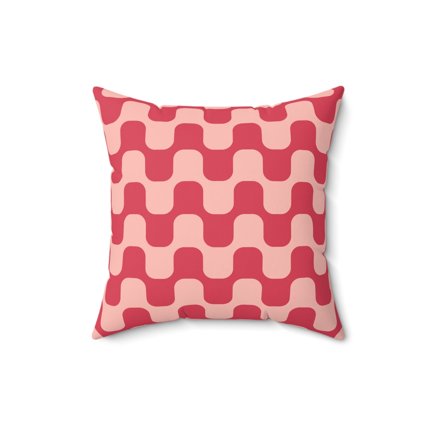 Retro Groovy Aesthetic Square Pillow