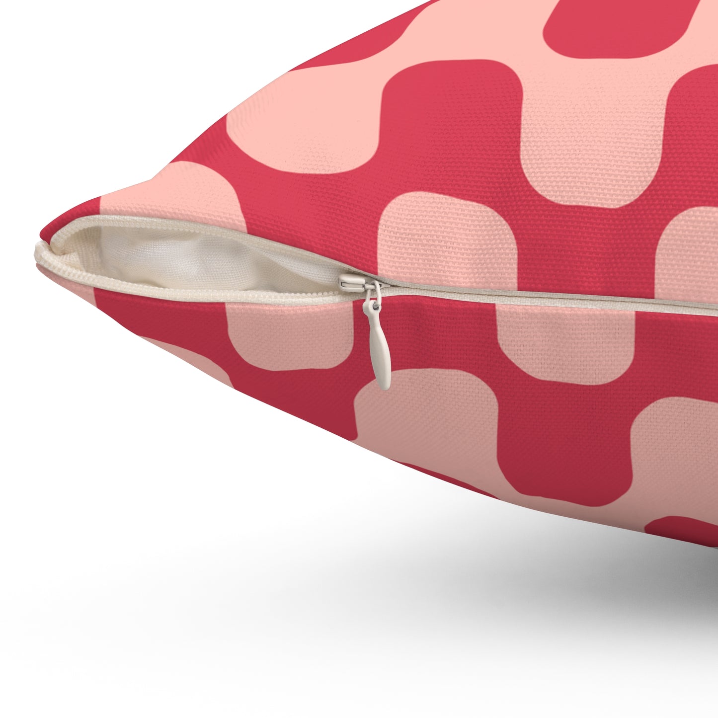 Retro Groovy Aesthetic Square Pillow
