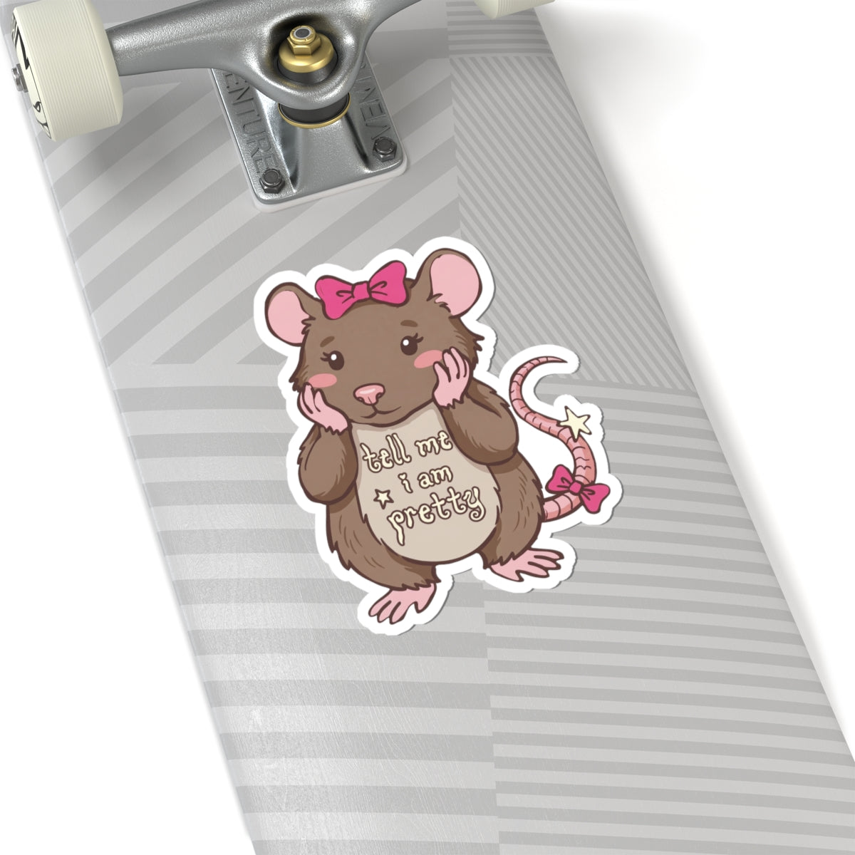 Rat Girl “Tell Me I Am Pretty” Sticker – Sad Cute Coquette Vinyl Decal