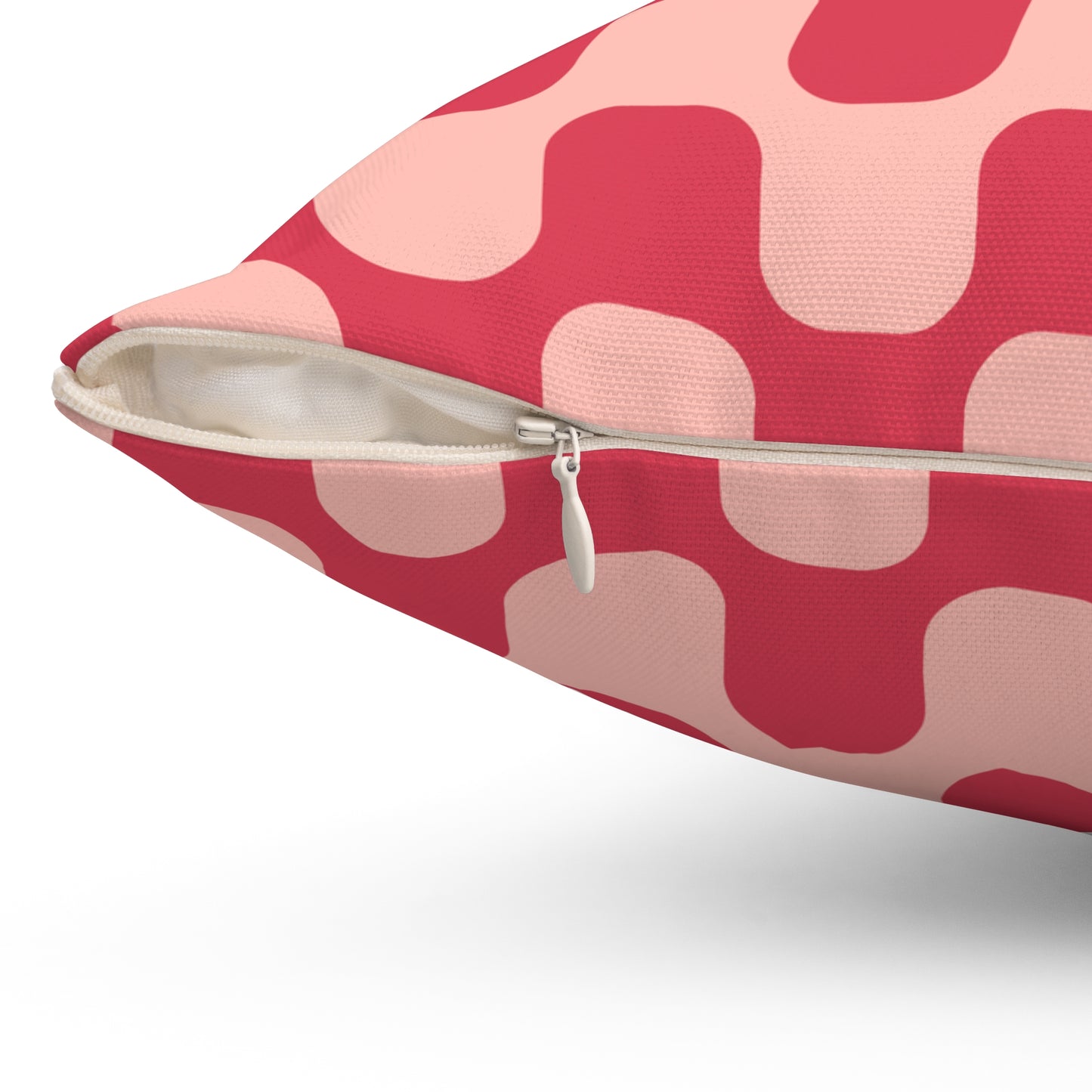 Retro Groovy Aesthetic Square Pillow