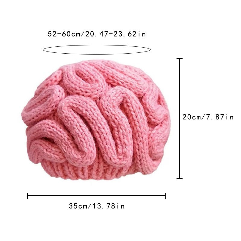 Brain 3D Knit Beanie