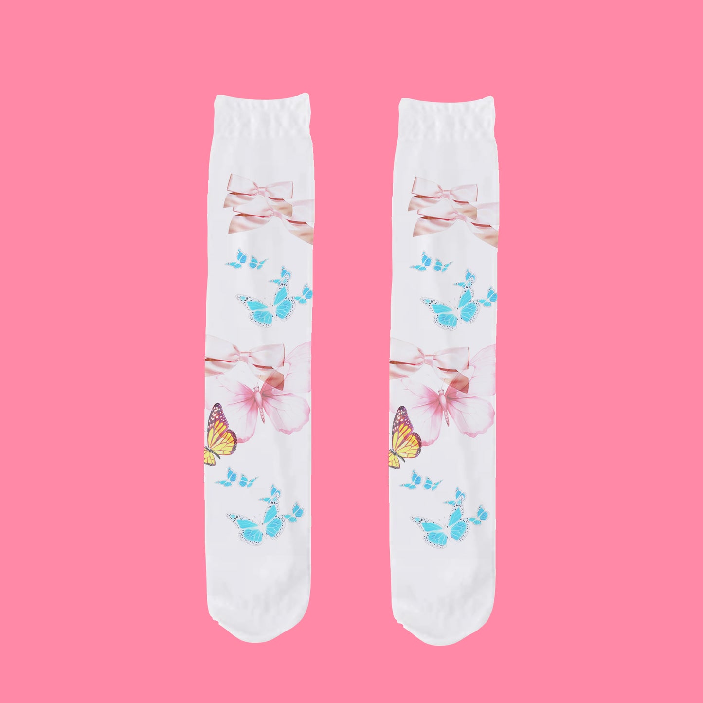 Y2K BUTTERFLY fairycore aesthetic Socks
