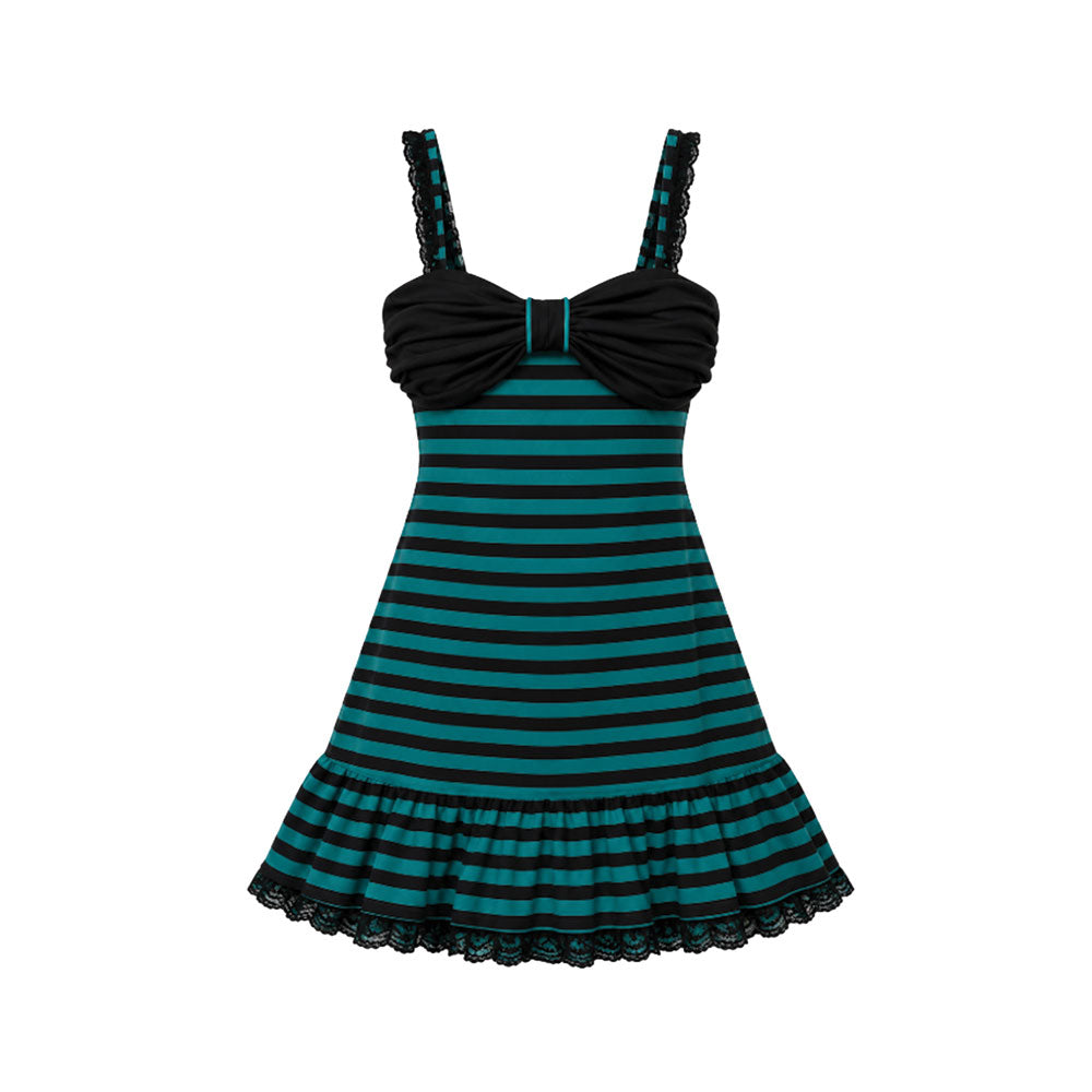 Midnight Candy Teal Mini Dress