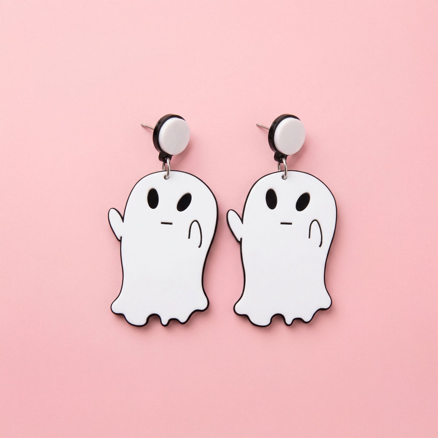 Ghost Acrylic Drop Earrings