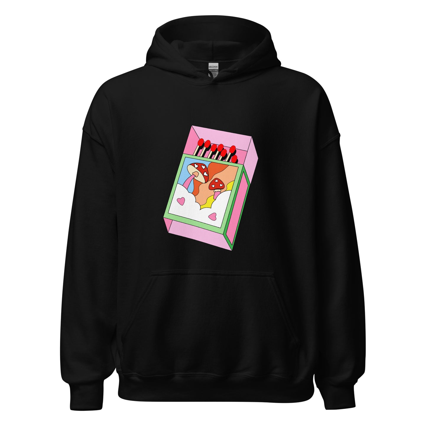 Groovy Mushroom Match Unisex Hoodie