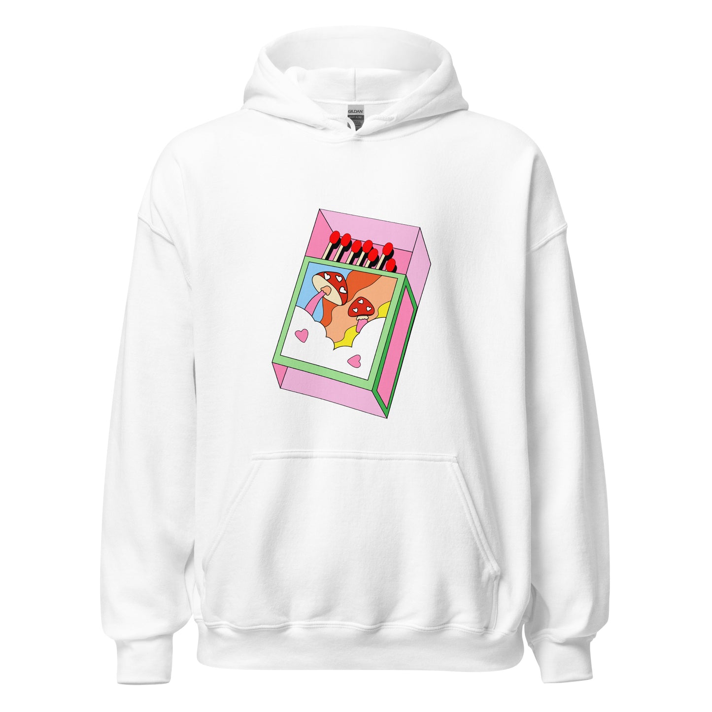 Groovy Mushroom Match Unisex Hoodie