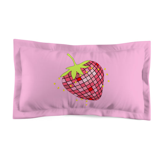 Strawberry Disco Pillow Sham