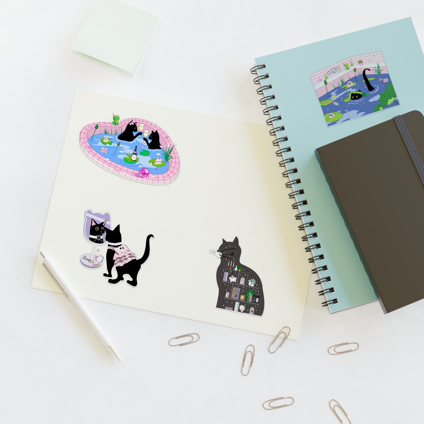 Sheppy Special Edition Black cat Sticker Sheets