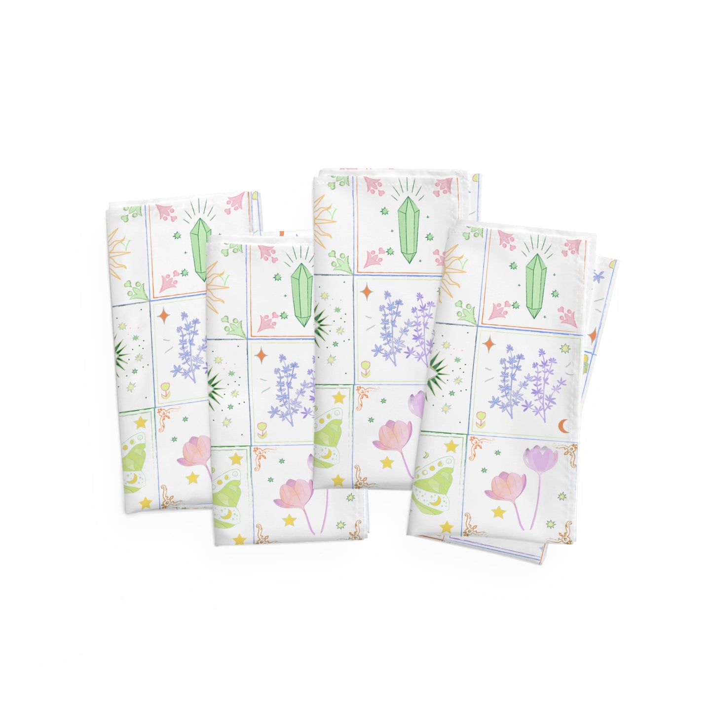 Pastel BOHO Whimsical Butterfly Napkins