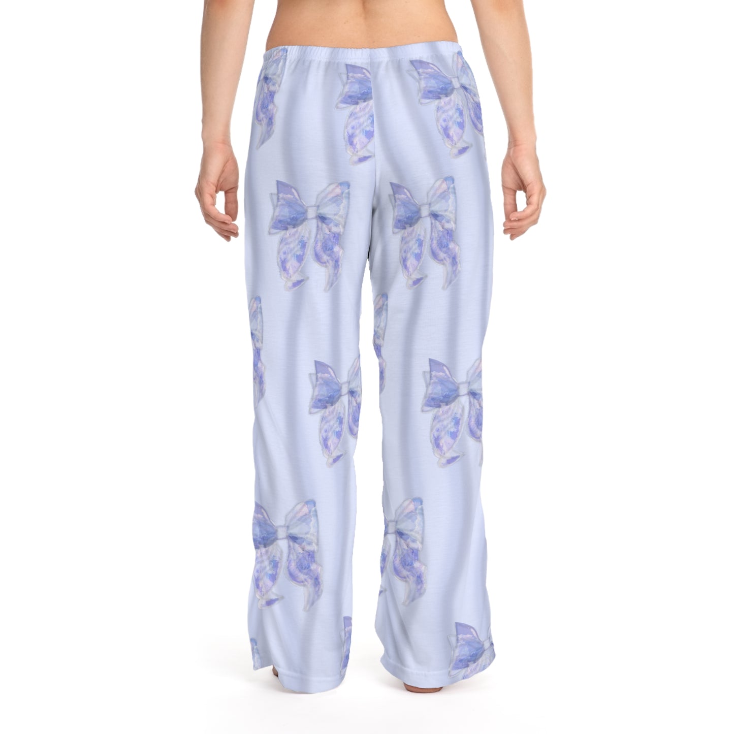 Blue Bow Pajama Pants