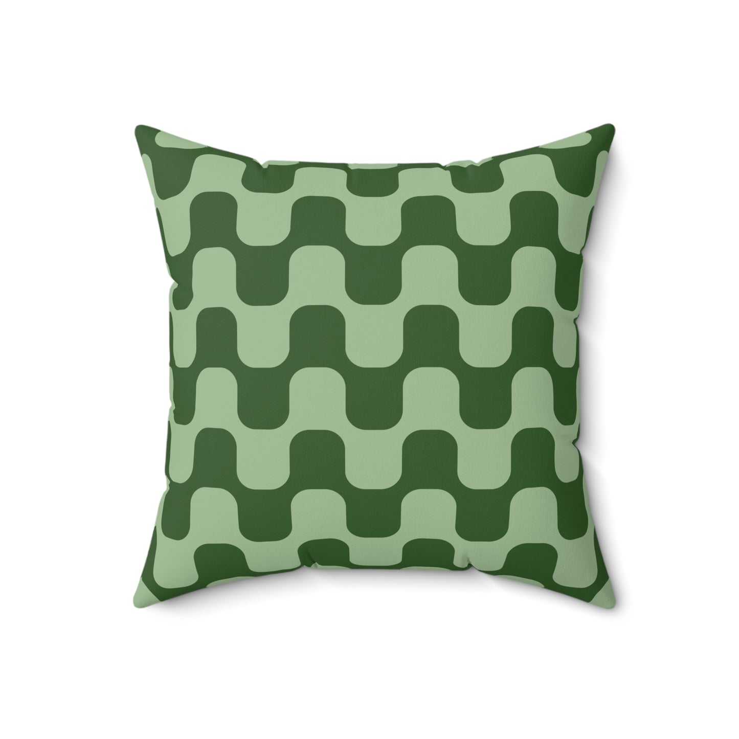 70s Vibe Retro Groovy Aesthetic Square Pillow