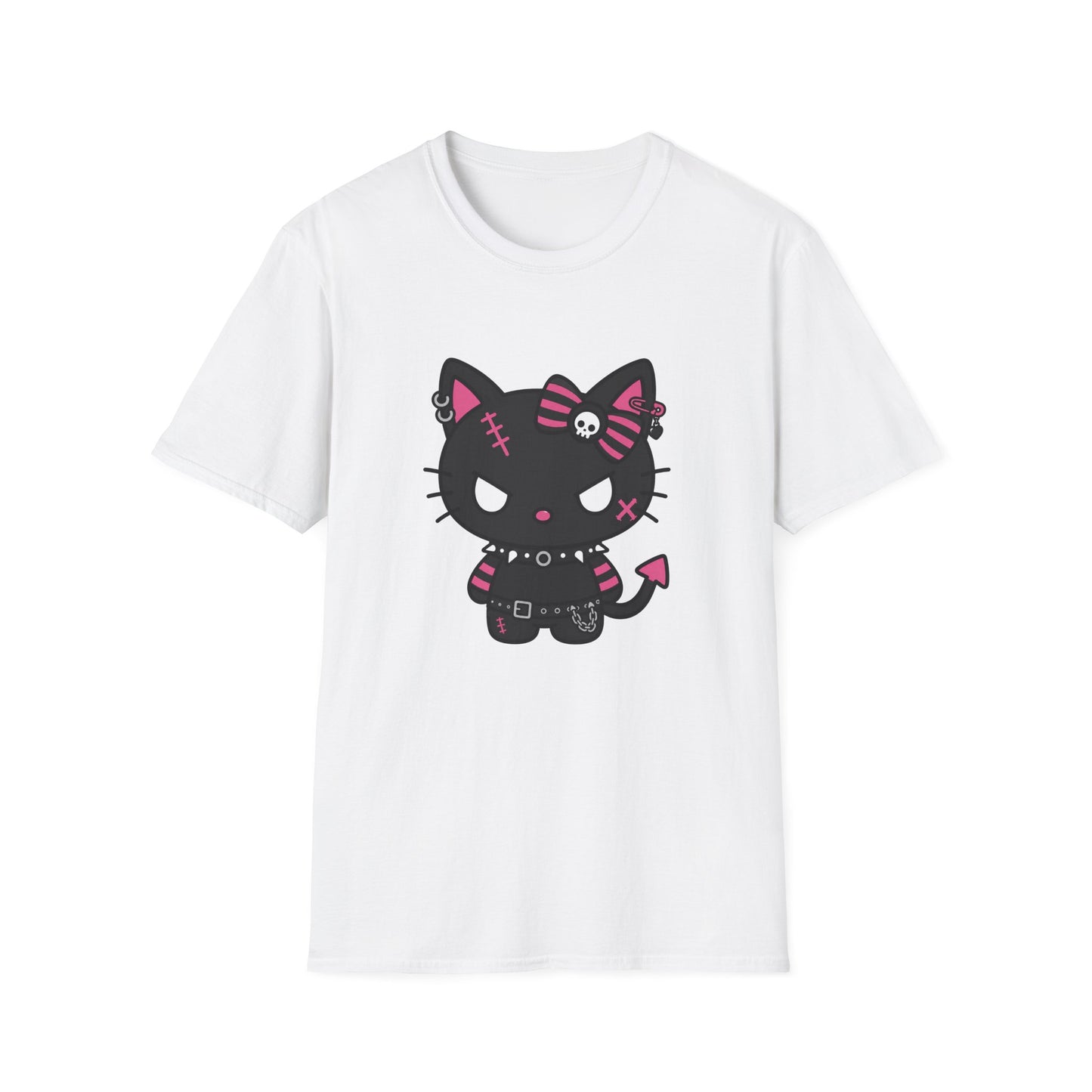 Devil Kitty Scene Kids Cotton Unisex Tee (XS–5XL)