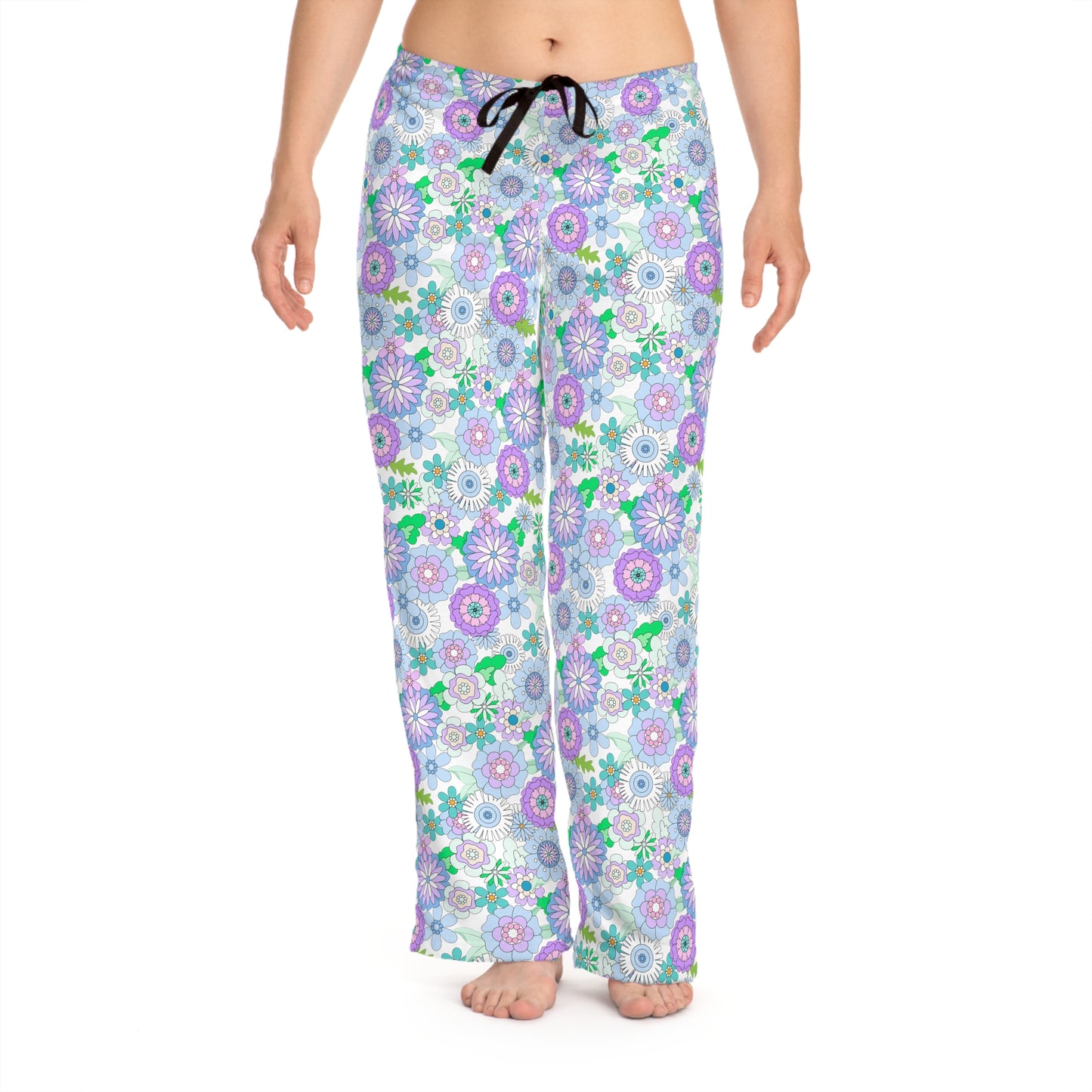 Retro Flower Child Pajama Pants