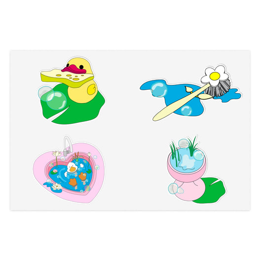 duck daydream 2 Sticker Sheets