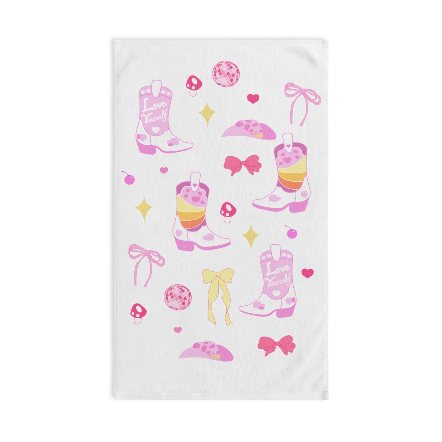 Howdy Girl aesthetic Hand Towel