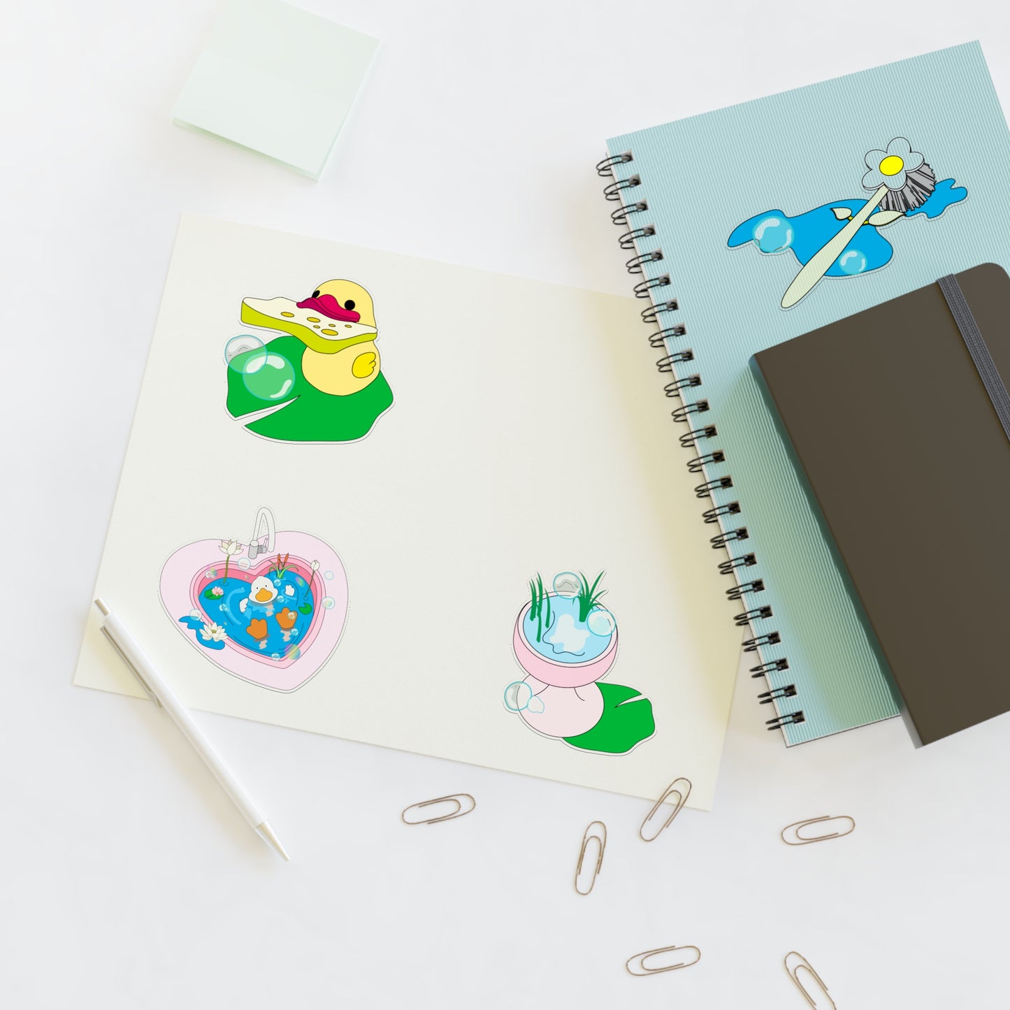 duck daydream 2 Sticker Sheets