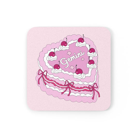 Zodiac Cake Series Coaster Gemini