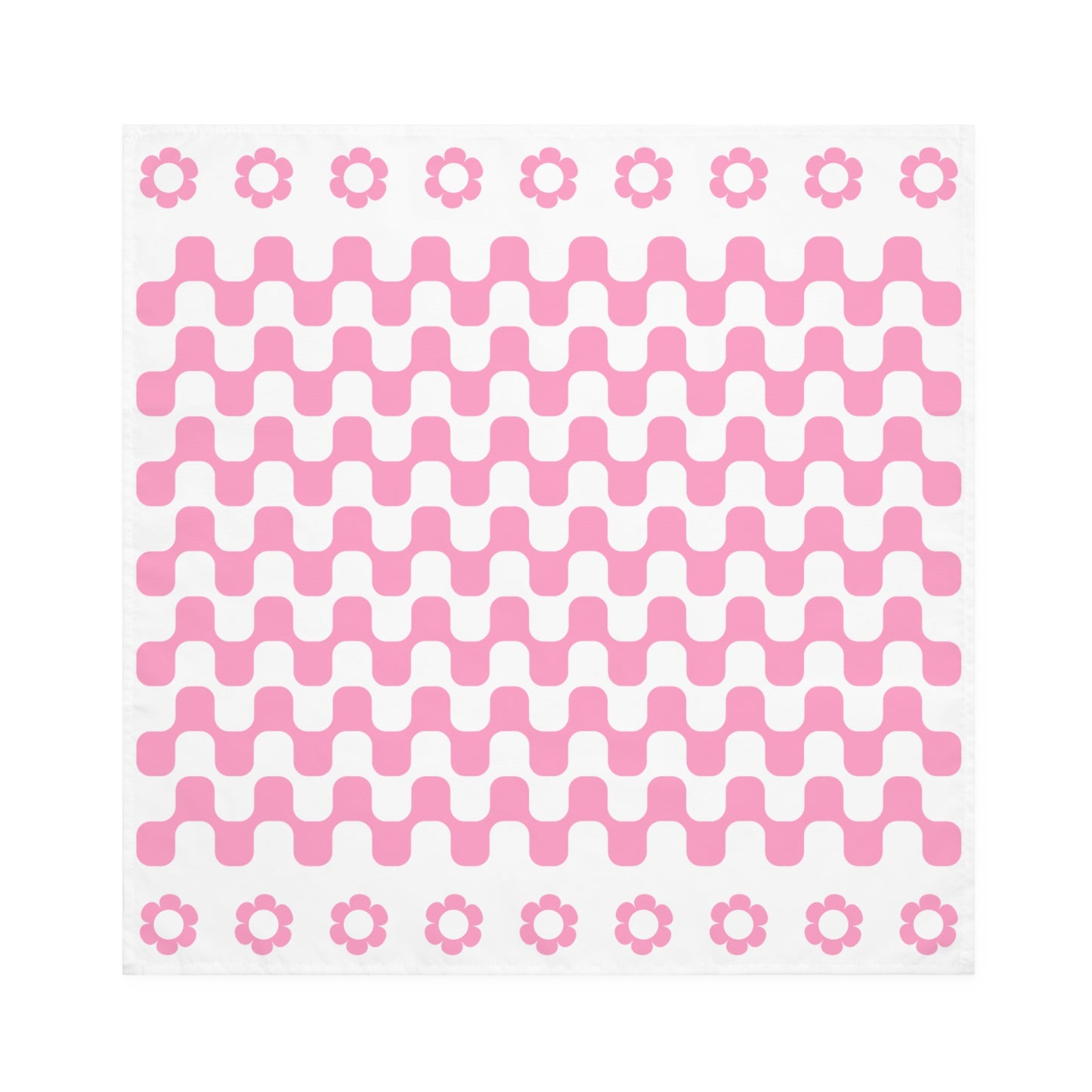 Retro Flower Child Squiggly Napkins