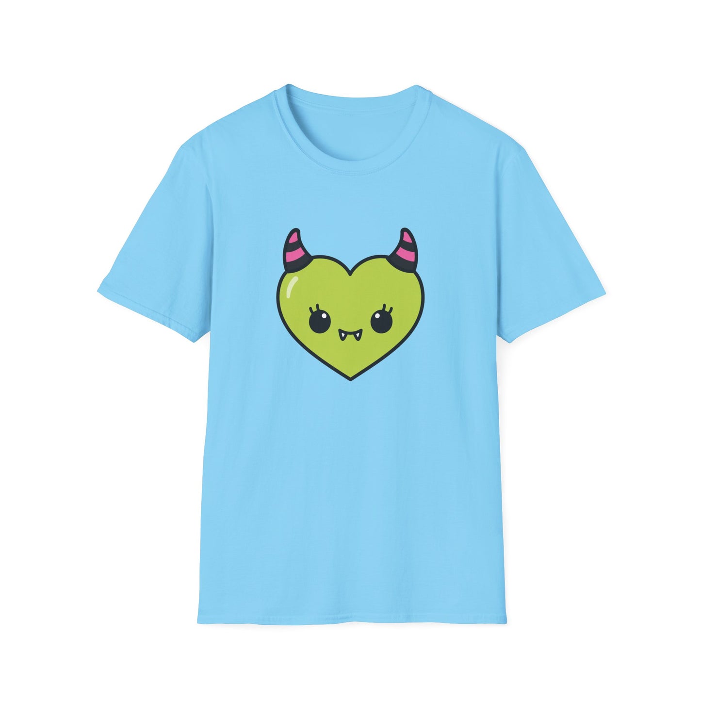 Devil Heart Scene Kids Cotton Unisex Tee (XS–5XL)