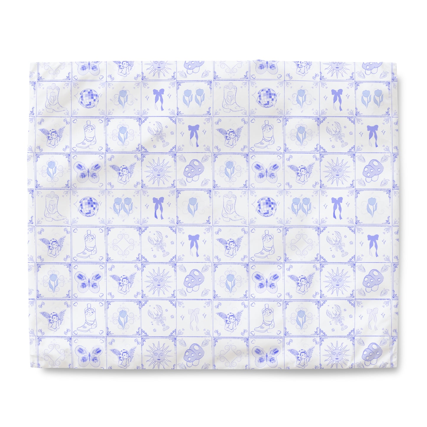 Angelic Tile style Duvet Cover