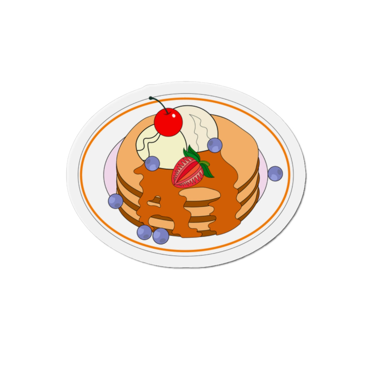 Saturday Brunch Pancakes Magnets