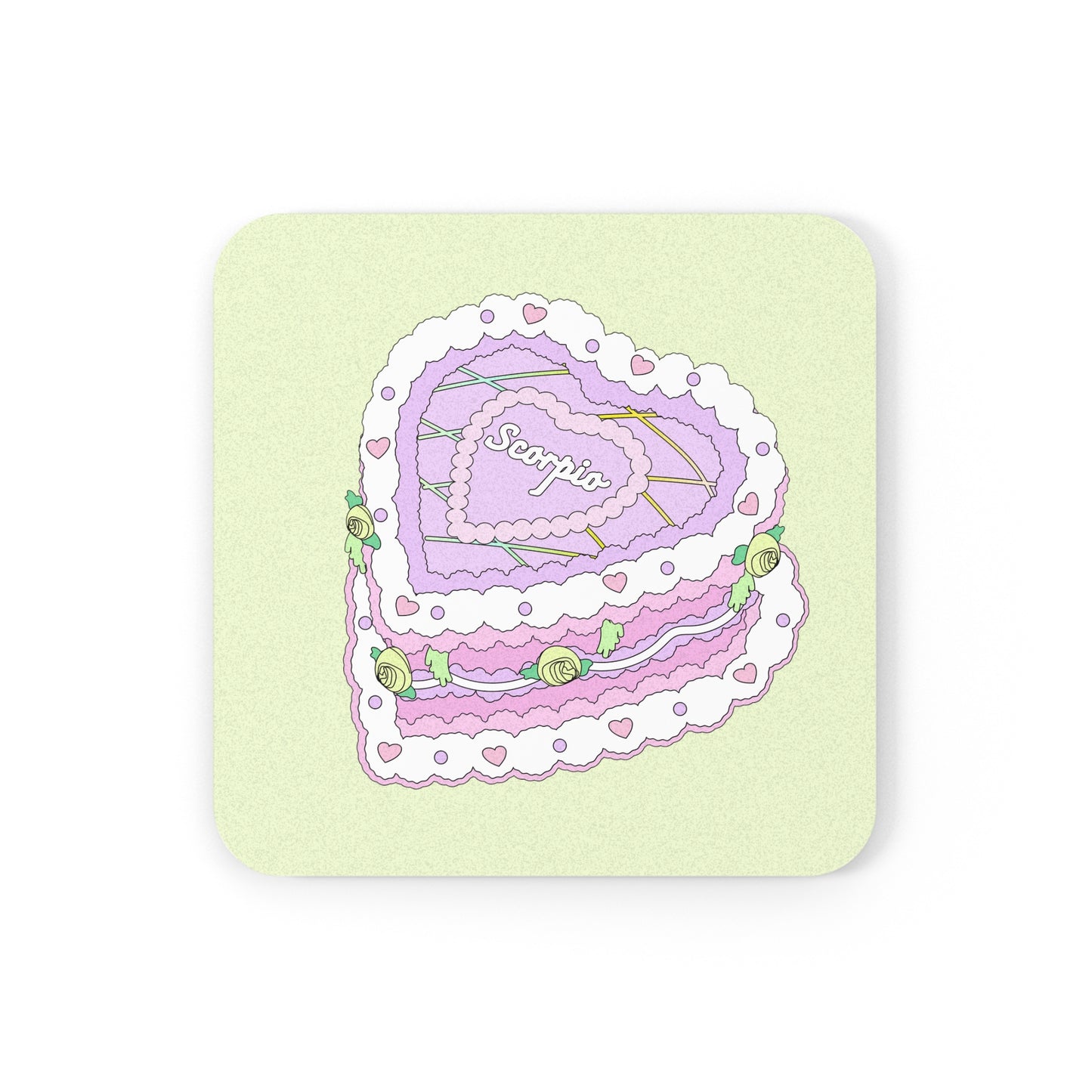 Zodiac Cake Series Coaster Scorpio