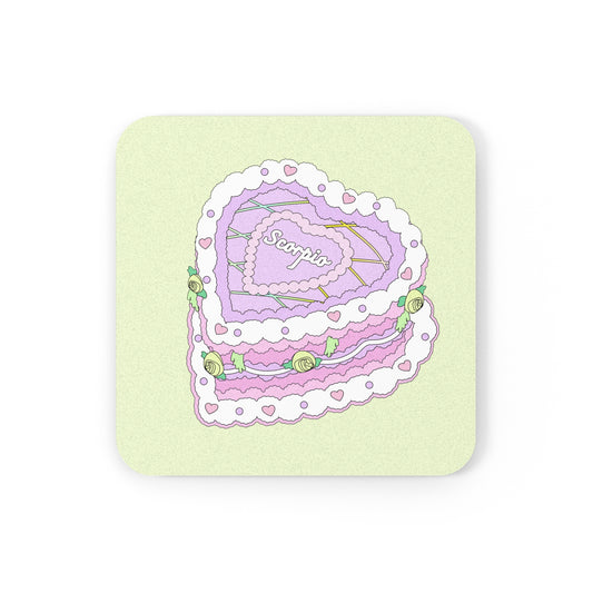 Zodiac Cake Series Coaster Scorpio