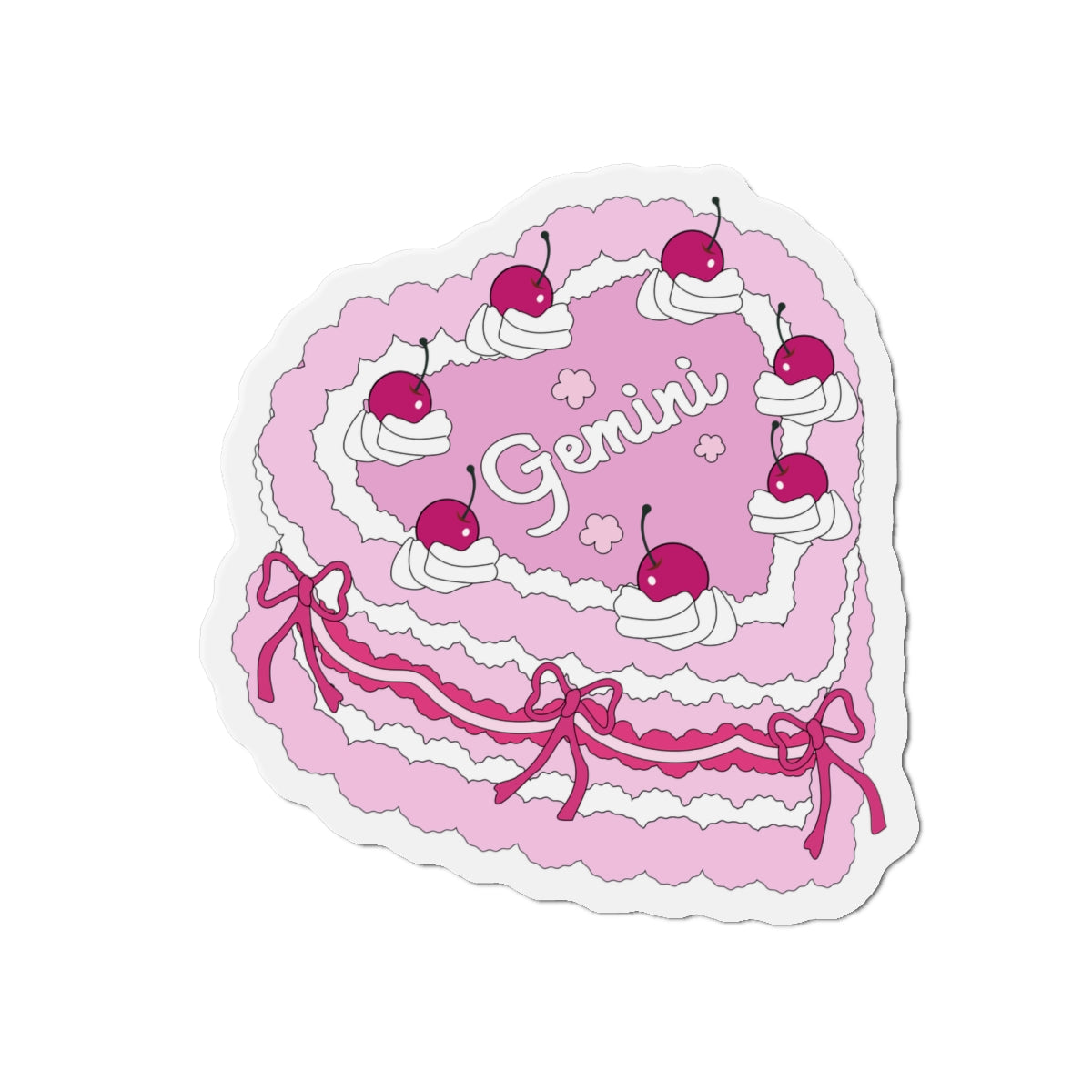 Zodiac Cake Series Gemini Magnets