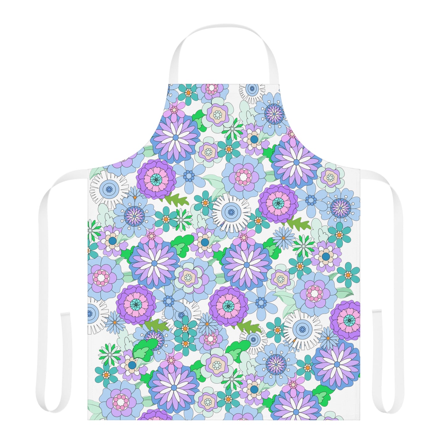 Retro Flower Child Apron