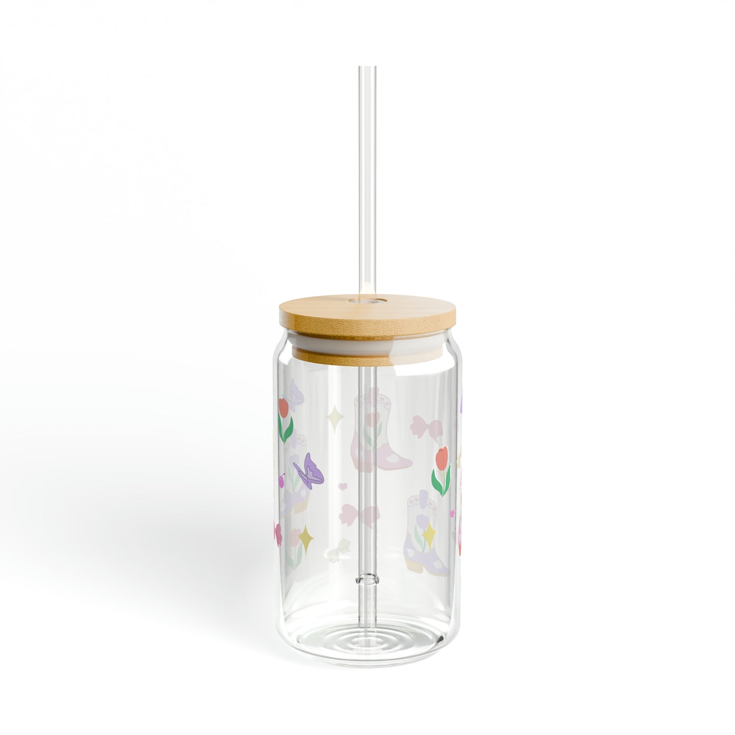 Howdy Girl aesthetic Tulip Sipper Glass