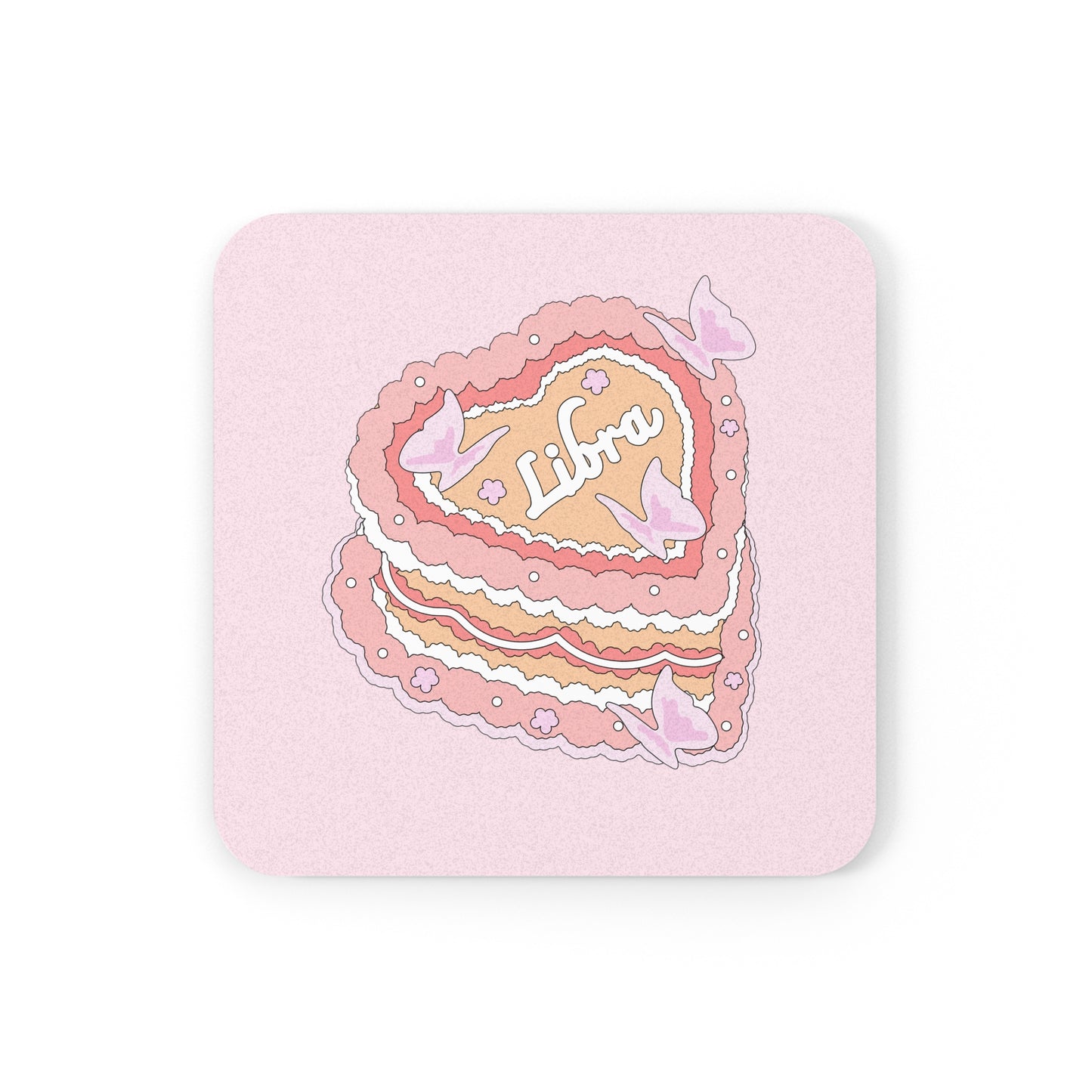 Zodiac Cake Series Coaster Libra