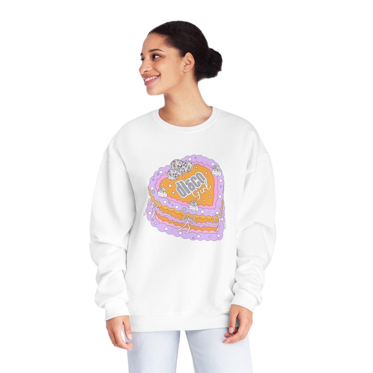 DISCO Girl Crewneck Sweatshirt