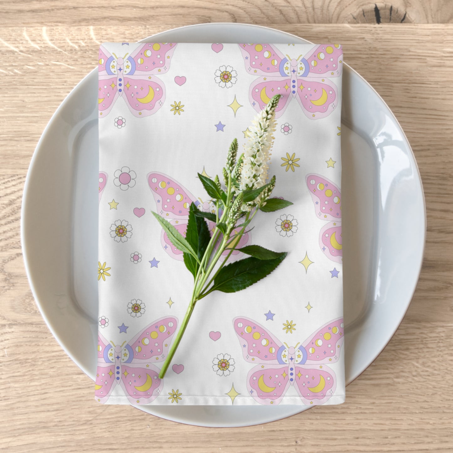 KawaII Pastel Soft Grunge Butterfly Napkins