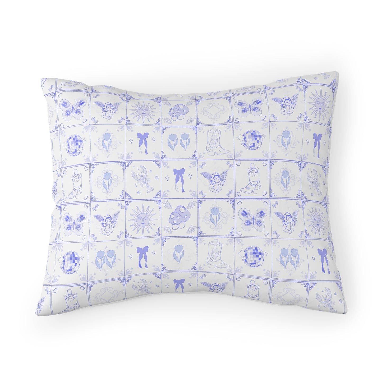 Angelic Tile style Pillow Sham