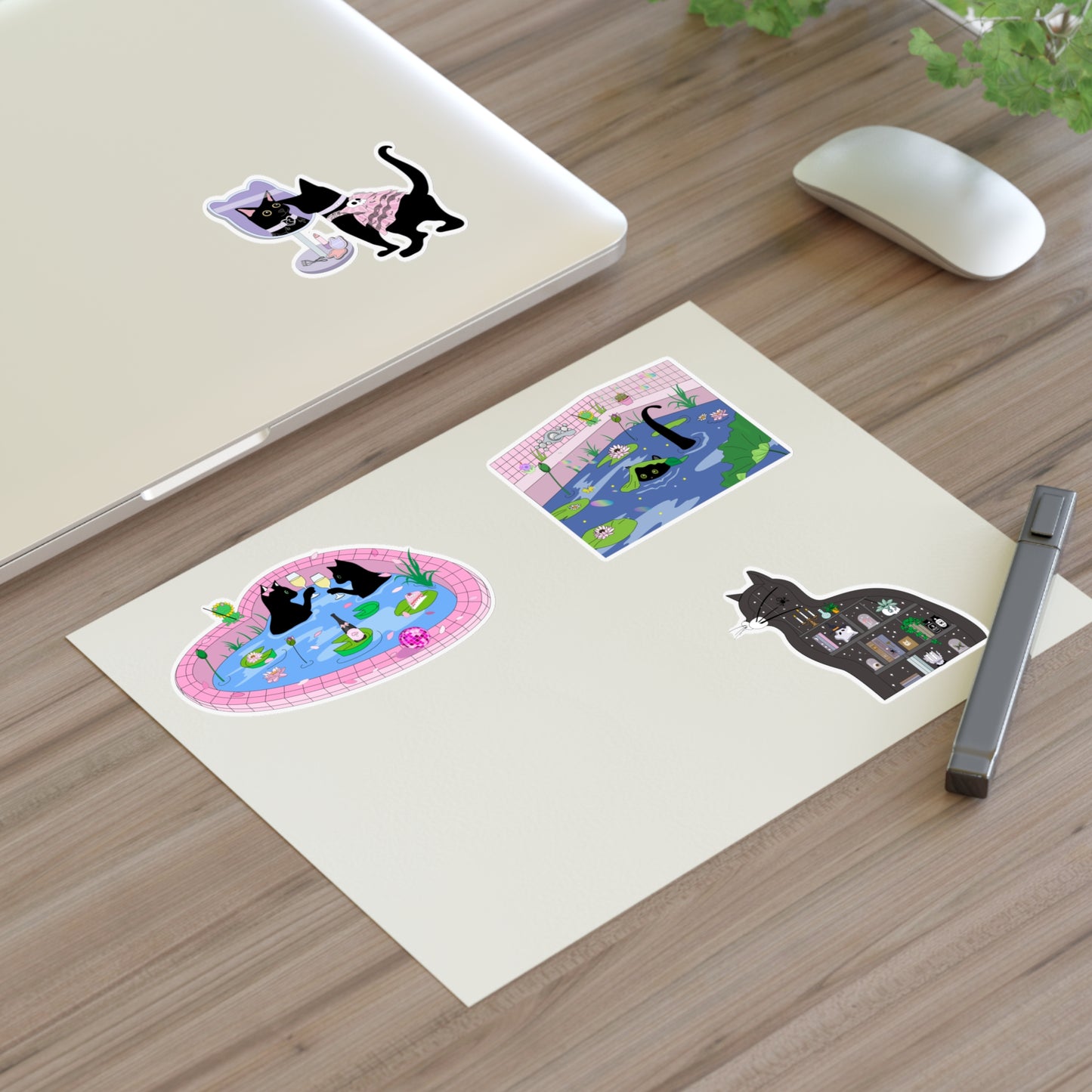 Sheppy Special Edition Black cat Sticker Sheets