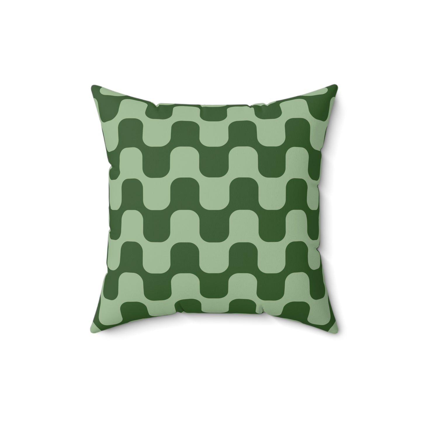 70s Vibe Retro Groovy Aesthetic Square Pillow