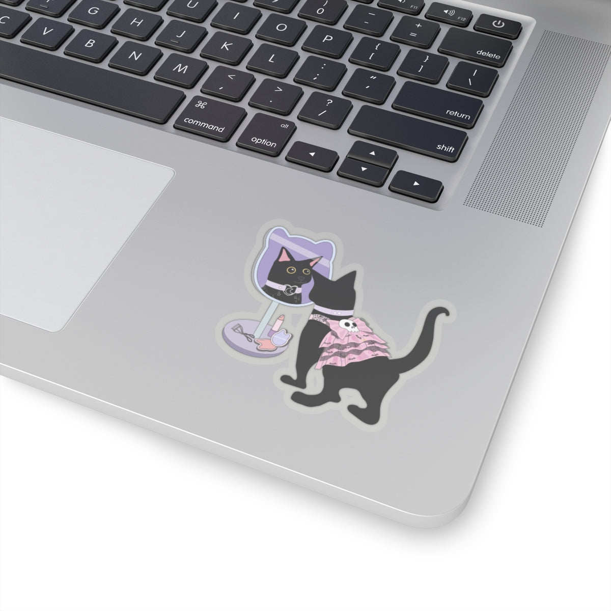 Pastel Goth Kitty Kiss-Cut Stickers