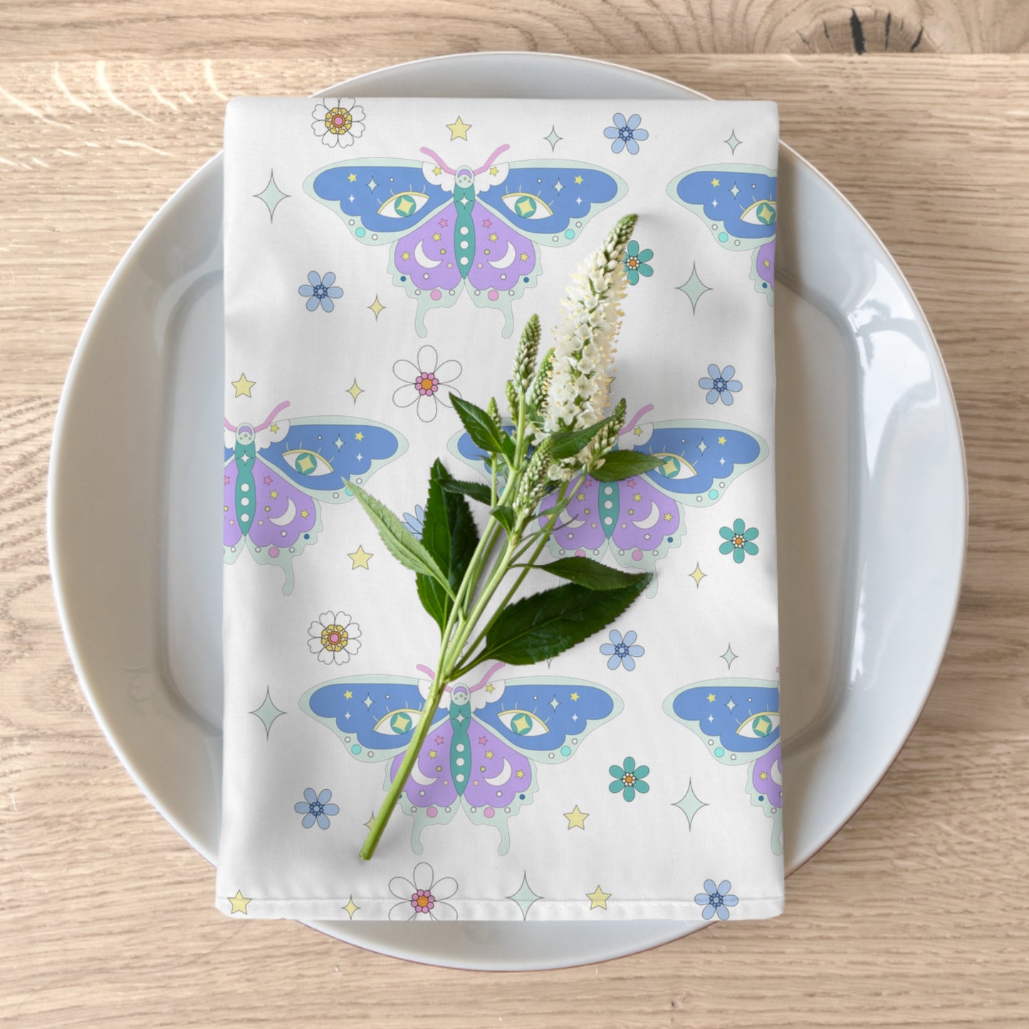 Pastel Grunge Boho Magical Butterfly Napkins