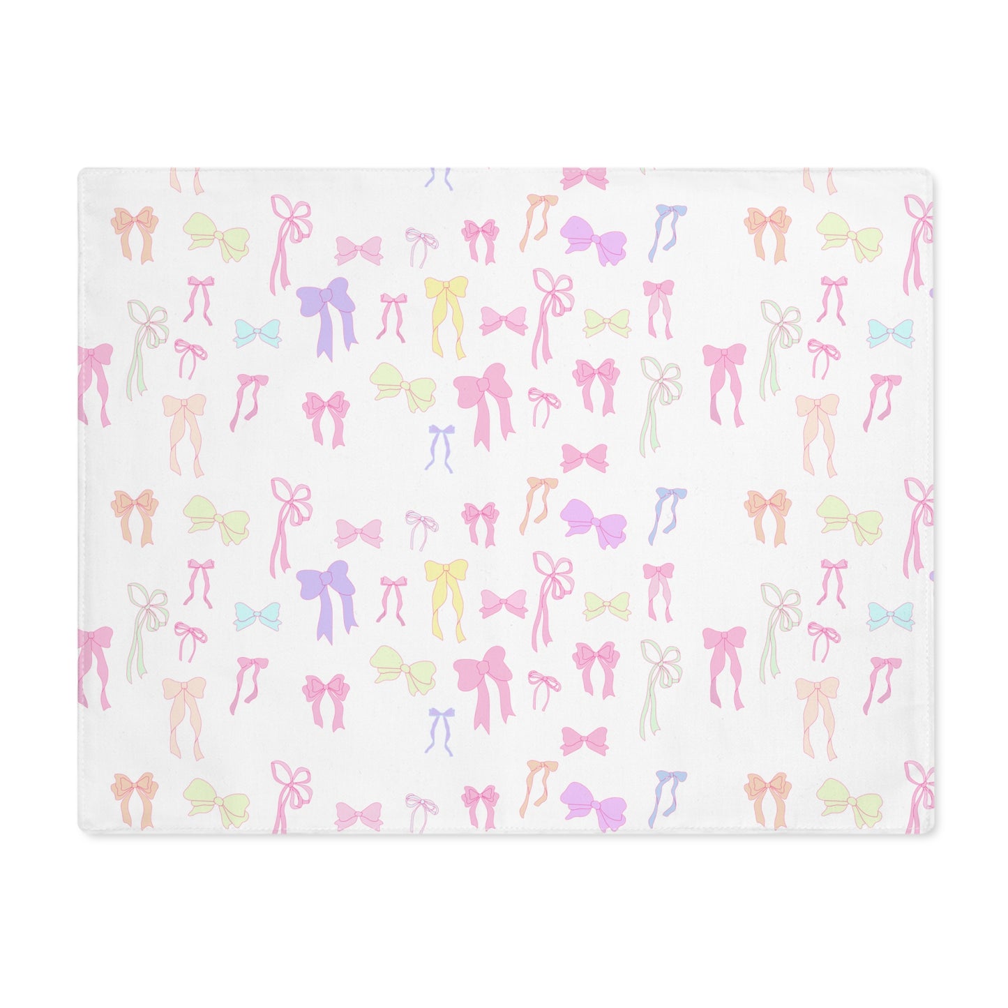 Coquette bow aesthetic Placemat