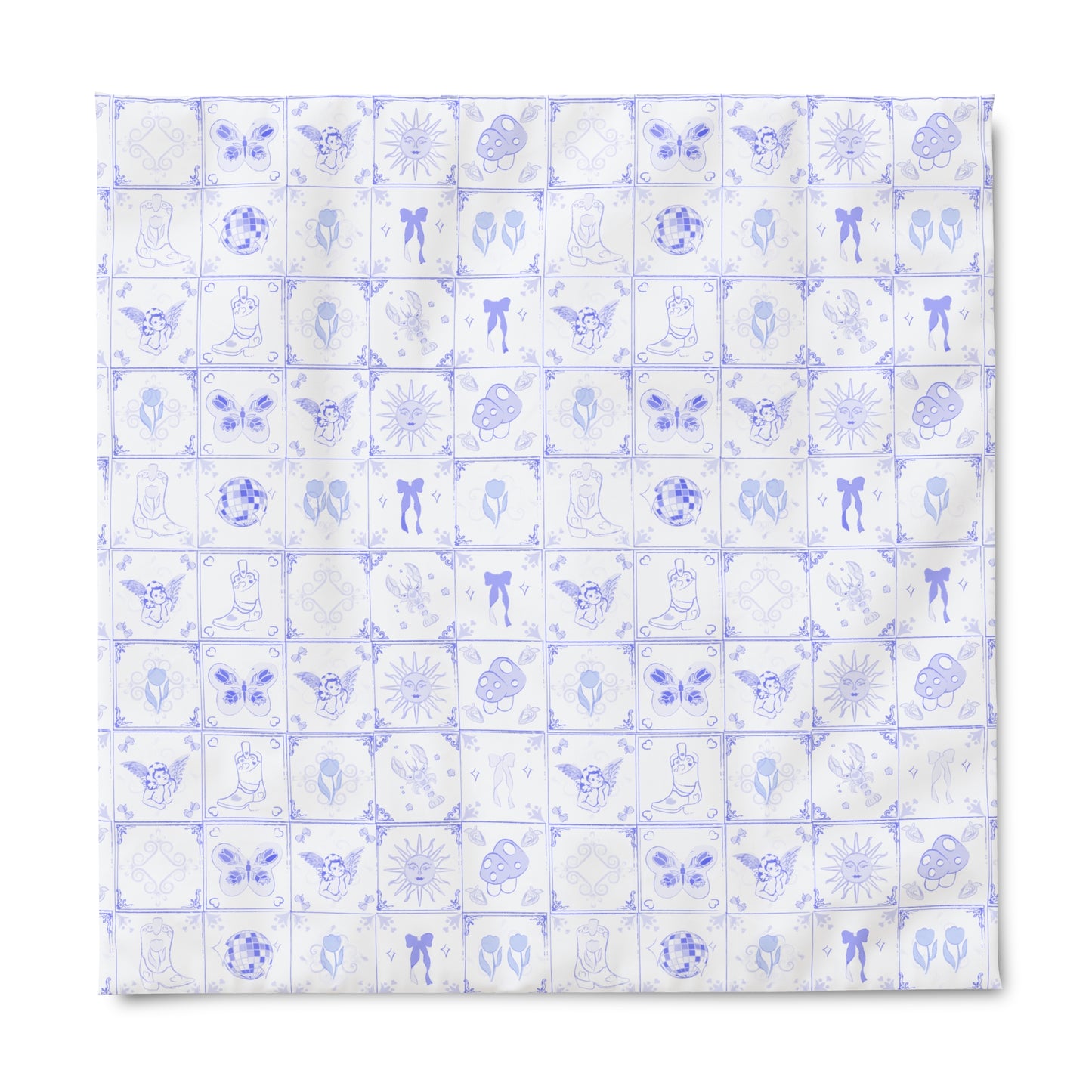 Angelic Tile style Duvet Cover