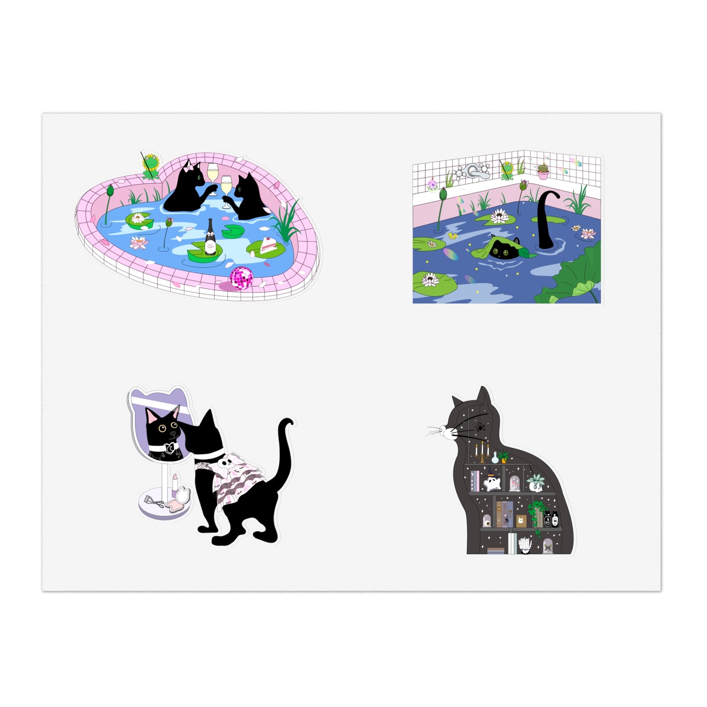 Sheppy Special Edition Black cat Sticker Sheets