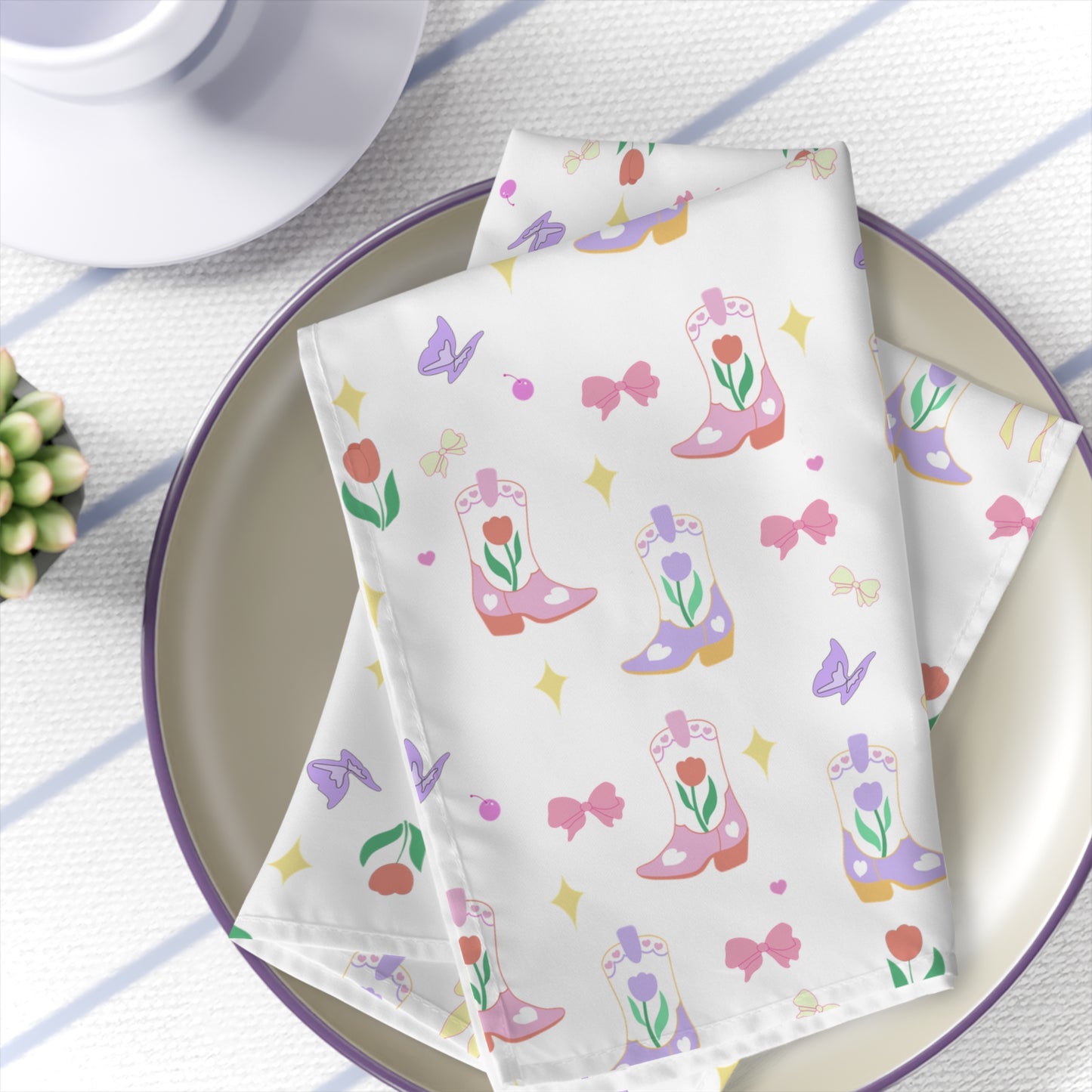 Howdy Girl aesthetic Napkins